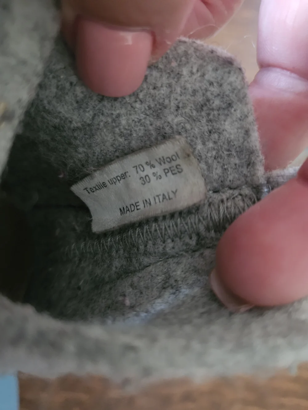 Birkenstock Kids Gray Wool Booties Unisex EU 26 US 8 Made in Italy